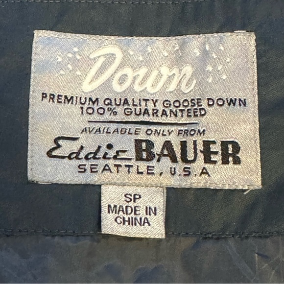 Eddie Bauer Premium Quality Goose Down Puffer Coat EB 550 Women’s Size Small - Picture 5 of 13